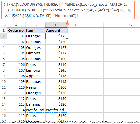 Display your text instead of N/A error.