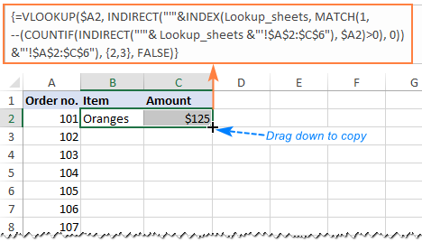 Vlookup between sheets and return multiple columns