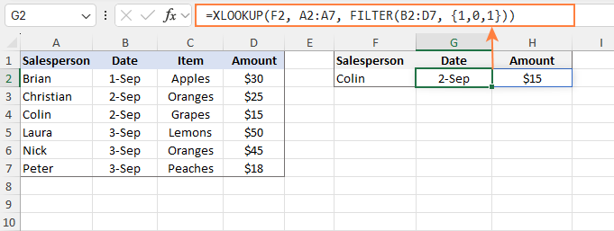 XLOOKUP to return non-adjacent columns.